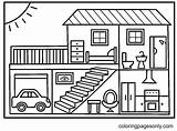 51 Páginas Para Colorear De Casas  ColoringPagesOnlycom sketch template