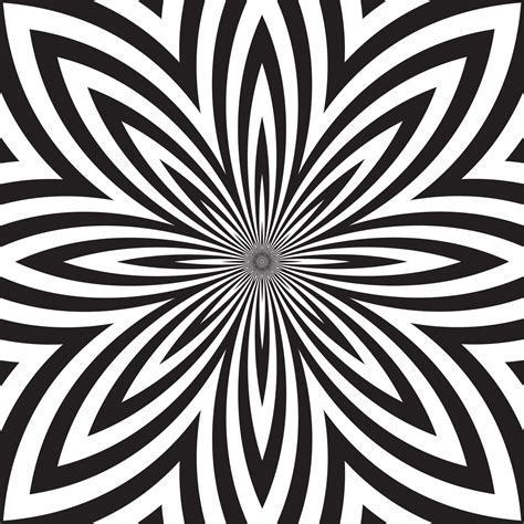 Black and White Hypnotic Background. 3064954 Vector Art at Vecteezy