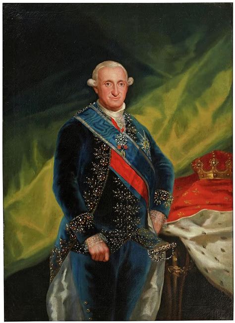 'Portrait of King Charles IV'. 1790. Oil on canvas. Painting by ...