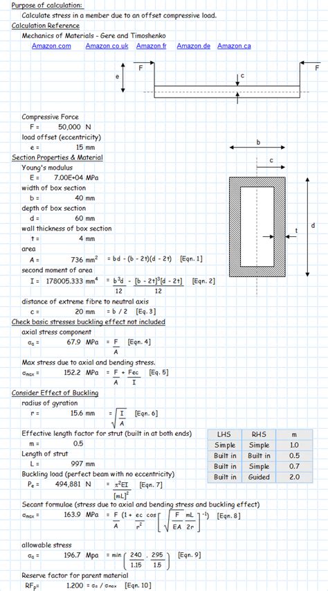 Secant Formula.xls