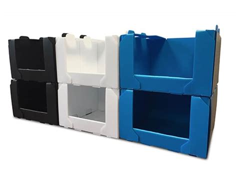 Stackable, plastic, and perfect for your warehouse | Flexcontainer.com