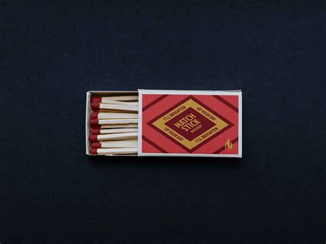 Matchstick Box Mockup