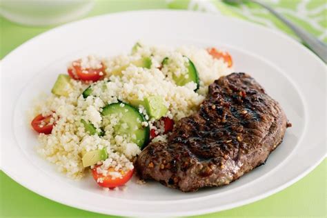 Lamb with couscous salad Recipe • Wiki Recipes