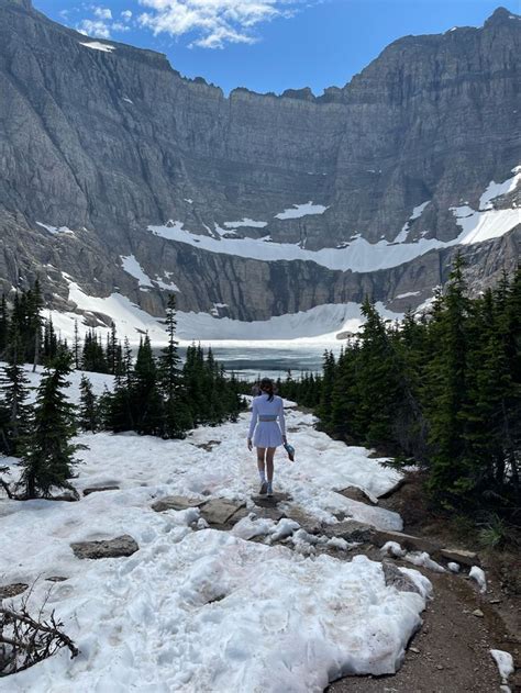 Iceberg Lake Trail, early June