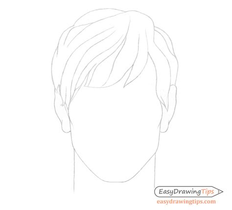 How to Draw Male Hair Step by Step - EasyDrawingTips