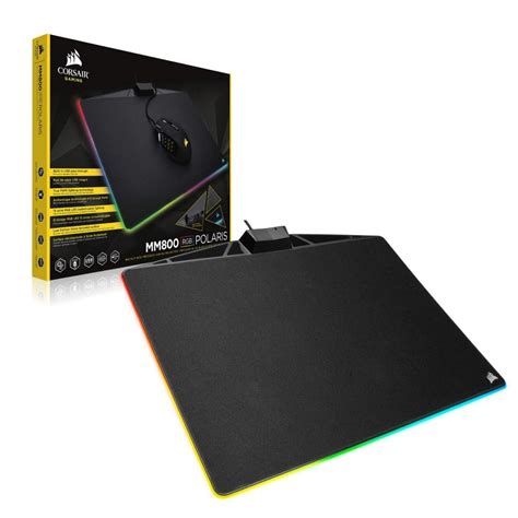 CORSAIR MM800 Polaris RGB Mouse Pad - 15 RGB LED Zones - USB ...