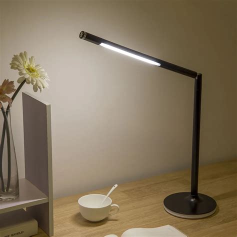 LED Desk Lamp USB Reading book Ligh Eye Care Dimmable Lamp 3 Color Temperatures with unlimited ...