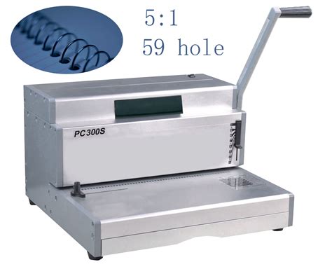 5: 1 Spiral Coil Binding Machine 59holes (PC300S) - China Spiral ...