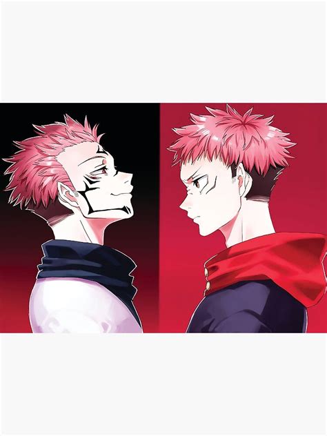 "Sukuna vs Itadori Horizontal Fan Art, Jujutsu Kaisen Fan Art Poster ...