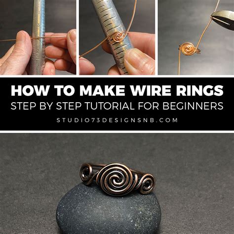 How to Make Wire Rings [EASY DIY Wire Ring Design] | Studio 73 Designs