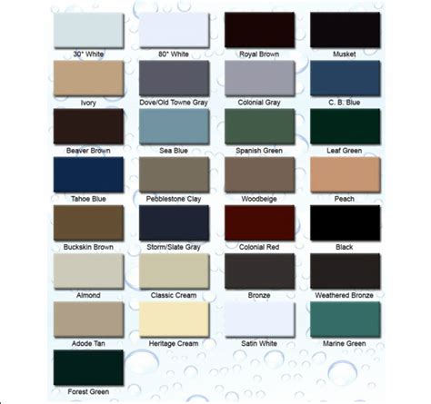 Rain Gutter Colors - A Plus Gutter Systems Seamless Rain Gutters and Sheet Metal Los Angeles and ...