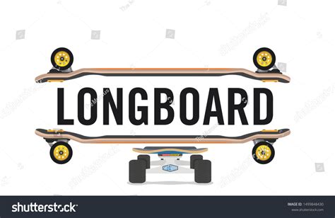 Skateboard Front Side View Vector Stock Vector (Royalty Free) 1499848430 | Shutterstock