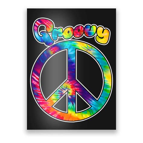 Groovy Peace Sign Poster | TeeShirtPalace