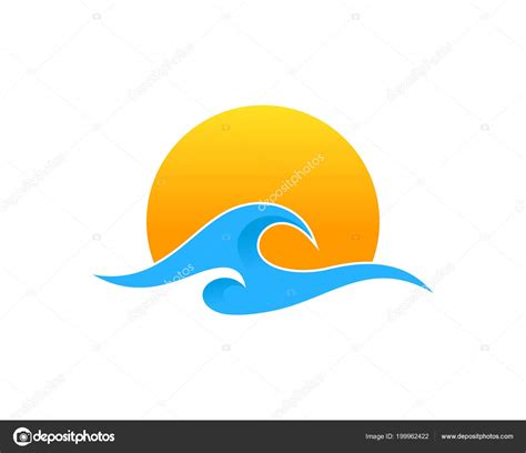 Ocean Sea Wave Logo Design Element Stock Vector Image by ©putracetol ...