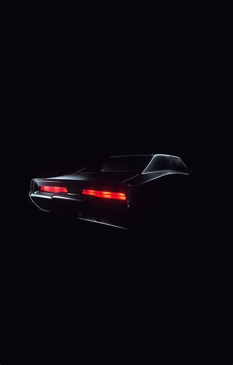 1290x2796px, 2K Free download | Dodge Charger, rear lights, dark HD ...