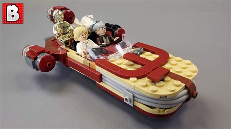 Custom LEGO Luke's Landspeeder! Looking Round and Clean