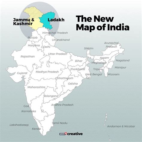 Where Is Ladakh Located In India Map