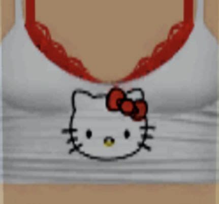 white and red hello kitty roblox t shirt | หนังสือเด็ก, ชุดตัวละคร, ฟรี