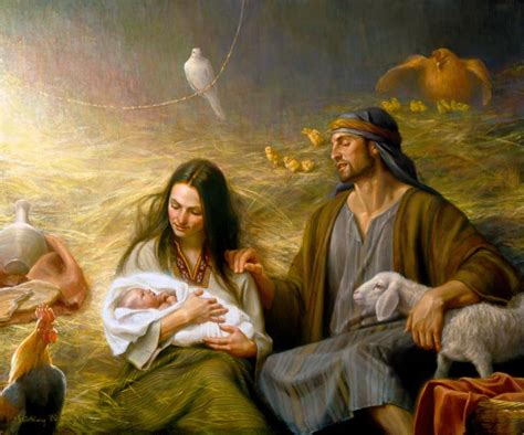 A Savior Is Born - Joseph Brickey | Native, Desenho de presepio, Presépios