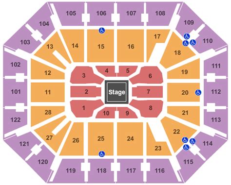 Mohegan Sun Arena Seating Chart & Maps - Uncasville