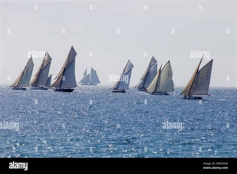 'Start of the Classic Sailing Regatta ''Régates Royales'', Cannes ...