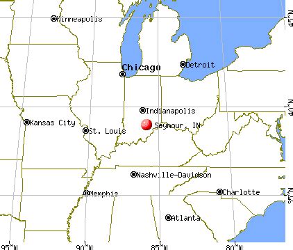 Map Of Seymour Indiana | System Map