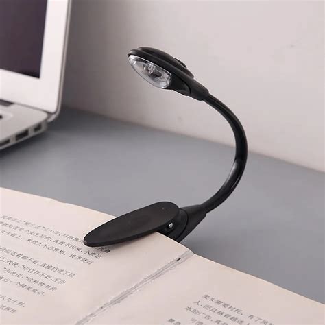 Fine Convenient Portable Travel Book Reading Light Lamp Mini LED Clip Booklight Mini reading ...