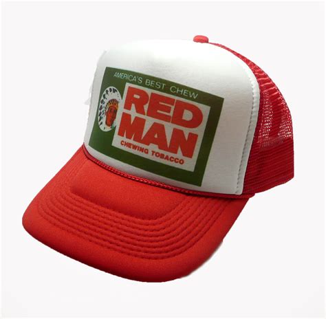 Redman Chew Hat, Trucker Hats, Tobacco Hats, Trucker Hat | Red man tobacco, Trucker hat, Mesh hat