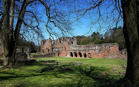 HD wallpaper: furness abbey, history, the past, tree, built structure ...