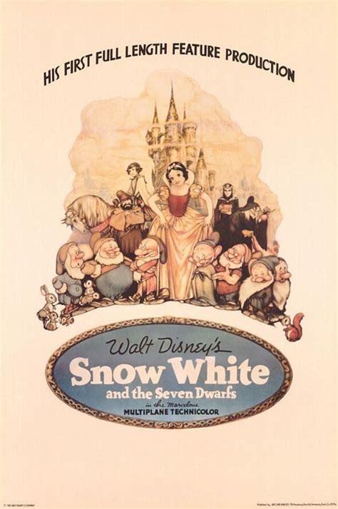 Snow White Movie Poster - Disney Classics Photo (8254472) - Fanpop