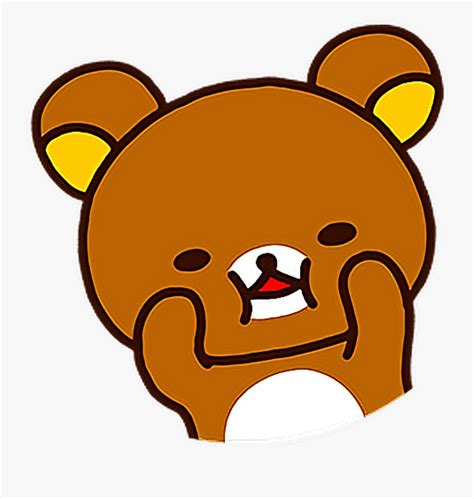 Bear Oso Osito Messenger Sticker Sweet Cute Lindo Dulce - Kawaii Png ...