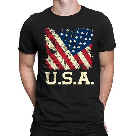 Apparel Usa Distressed American Flag T Shirt 2710 | Jznovelty