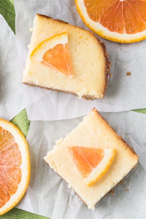 6-Ingredient Orange Cheesecake Bars - Chattavore