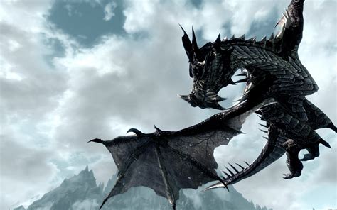 Dragon Skyrim Wallpaper HD | PixelsTalk.Net