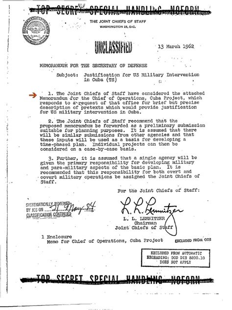 Operation NorthWoods DECLASSIFIED | PDF | Government Information | Unrest