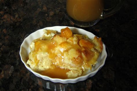 Fresh Peach Bread Pudding Recipe