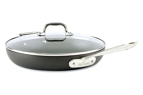 All-Clad Hard Anodized HA1 Non Stick 12 inch Fry Pan with Lid 2100090552