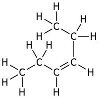 Give the Lewis structure and molecular formula for cis-3-hexene. | Study.com