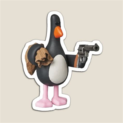 Wallace and gromit penguin The Trousers,Feathers McGraw Magnet by ...