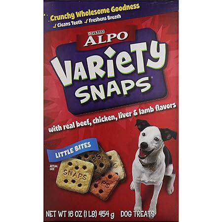 Amazon.com: Purina ALPO Dog Treats, Variety Snaps Little Bites Beef ...