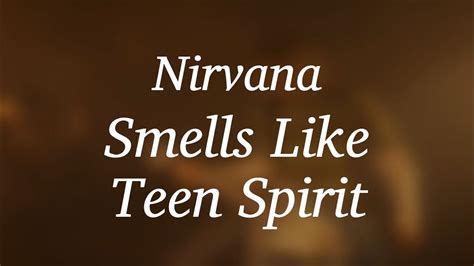 Nirvana - Smells Like Teen Spirit (Lyrics) Chords - Chordify