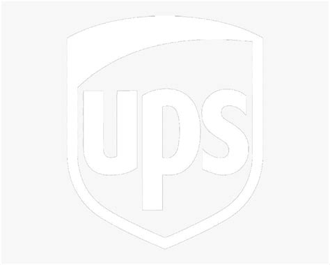 Ups - Ups Logo Black And White, HD Png Download - kindpng