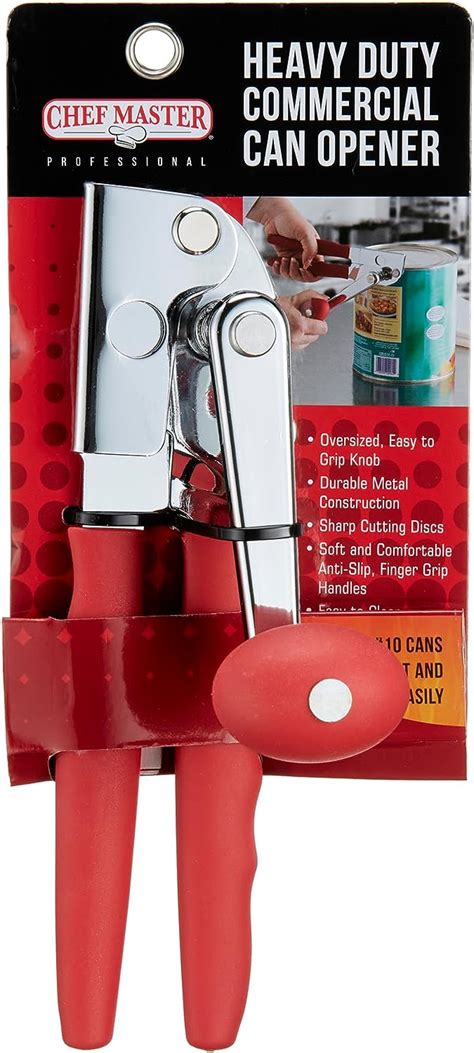 Amazon.com: Chef-Master Commercial Can Opener, Heavy Duty Can Opener ...