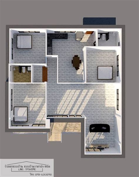 3 Bedroom Ground Floor House Plans With Photos - Jaka-Attacker