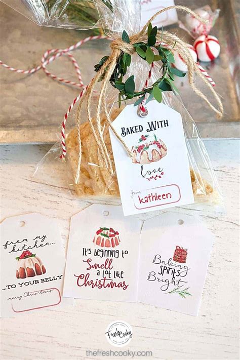 The Cutest {FREE} Christmas Tags for your DIY Gifts • The Fresh Cooky