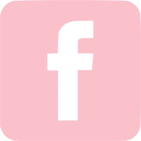 Pink facebook 3 icon - Free pink social icons