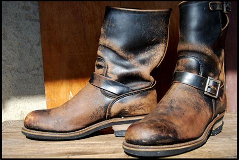 Red Wing Shoes Amsterdam - Some really worn in 2268 Steel Toe Engineer ...