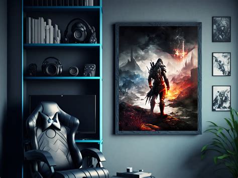 Epic Gaming Wall Art, Game Room Decor, Digital Download, Gamer Gift ...