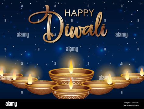 Happy Diwali poster design illustration Stock Vector Image & Art - Alamy