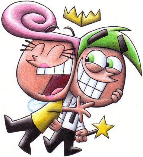 Cosmo and Wanda | Cosmo and wanda, Disney paintings, The fairly oddparents